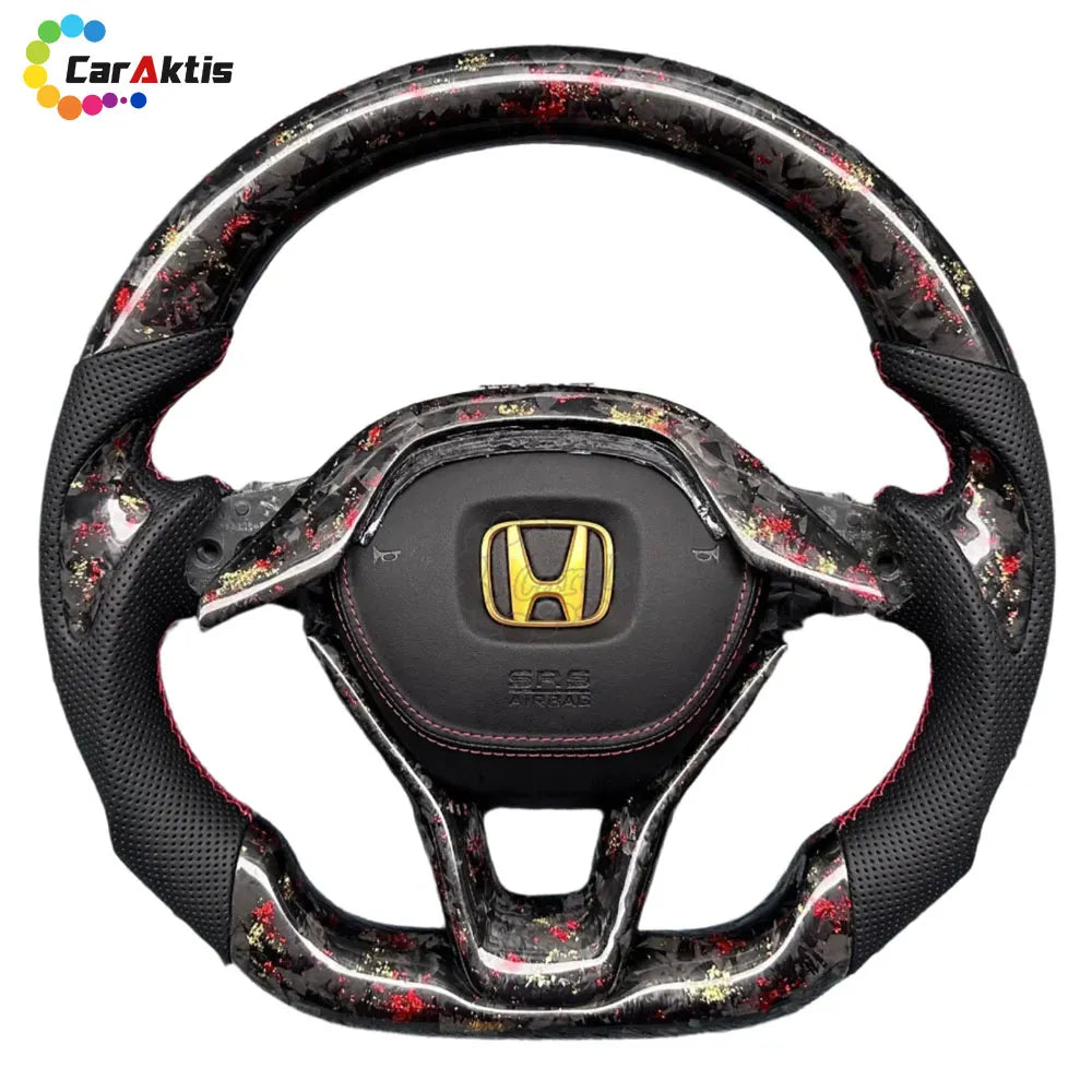 Custom Carbon Fiber Steering Wheel for Honda Accord 2018–2022