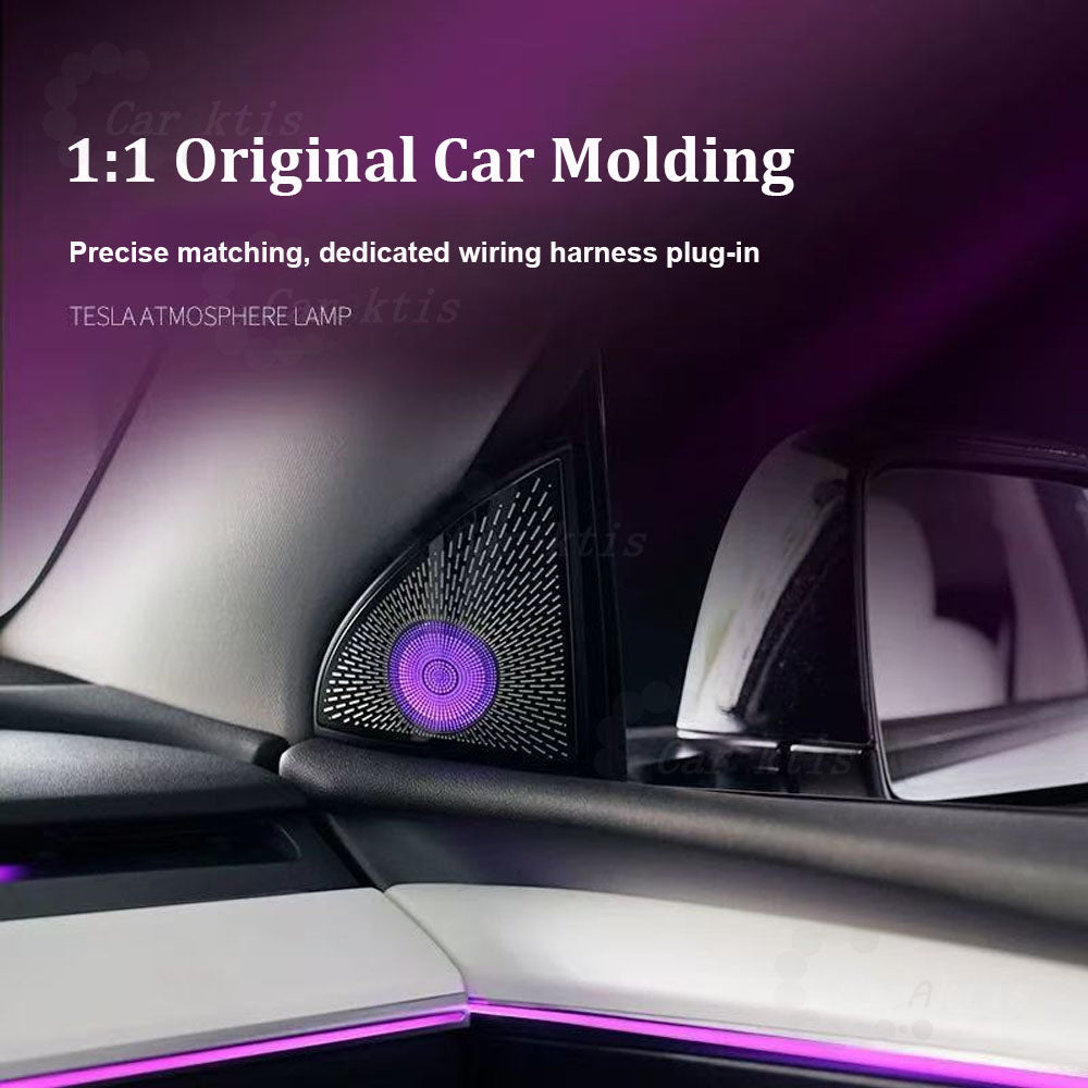 CarAktis Symphony 64 Colors Ambient Lighting Kit For Tesla Model 3/Y 2021-2022 Interior LED Light