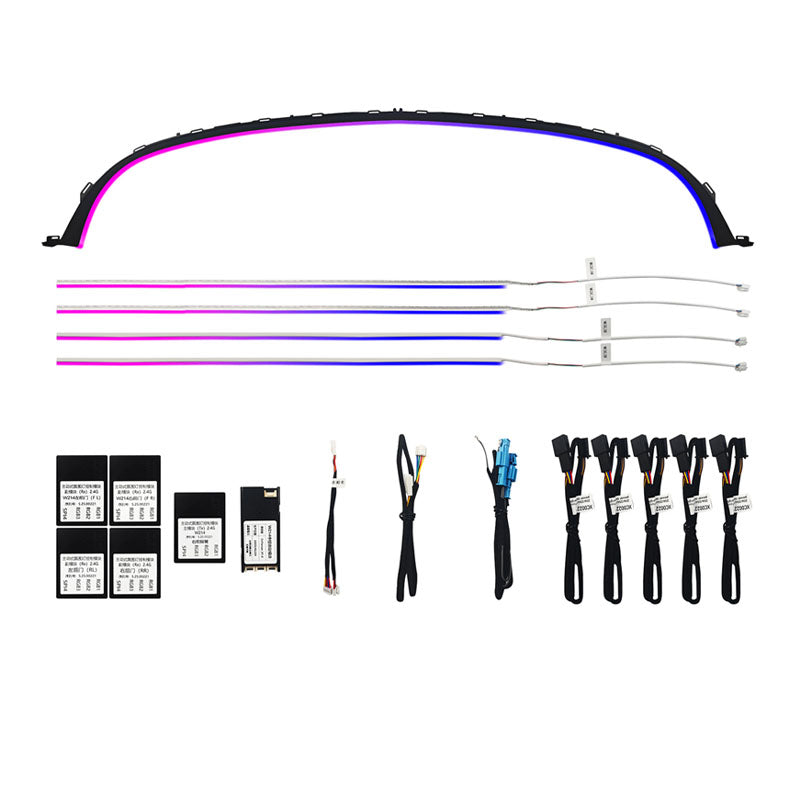 64 Colors LED Ambient Light For 2024-2025 Mercedes-Benz W214 E-Class Coupe Automotive Interior Decoration