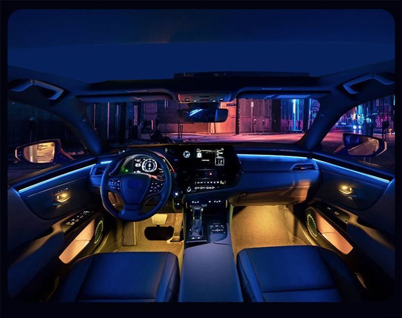 Full Set Upgrade 64 Colors Symphony Led Car Interior Ambient Light for Lexus ES 2013-2017 Atmosphere Strip Accessories