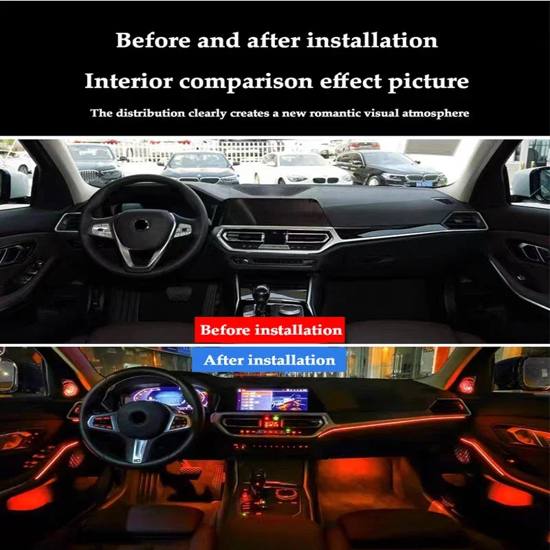 CarAktis LED Ambient Light for BMW 3 Series G20 2019-2023 Retrofit Part Atmosphere Lamp RGB Car Interior