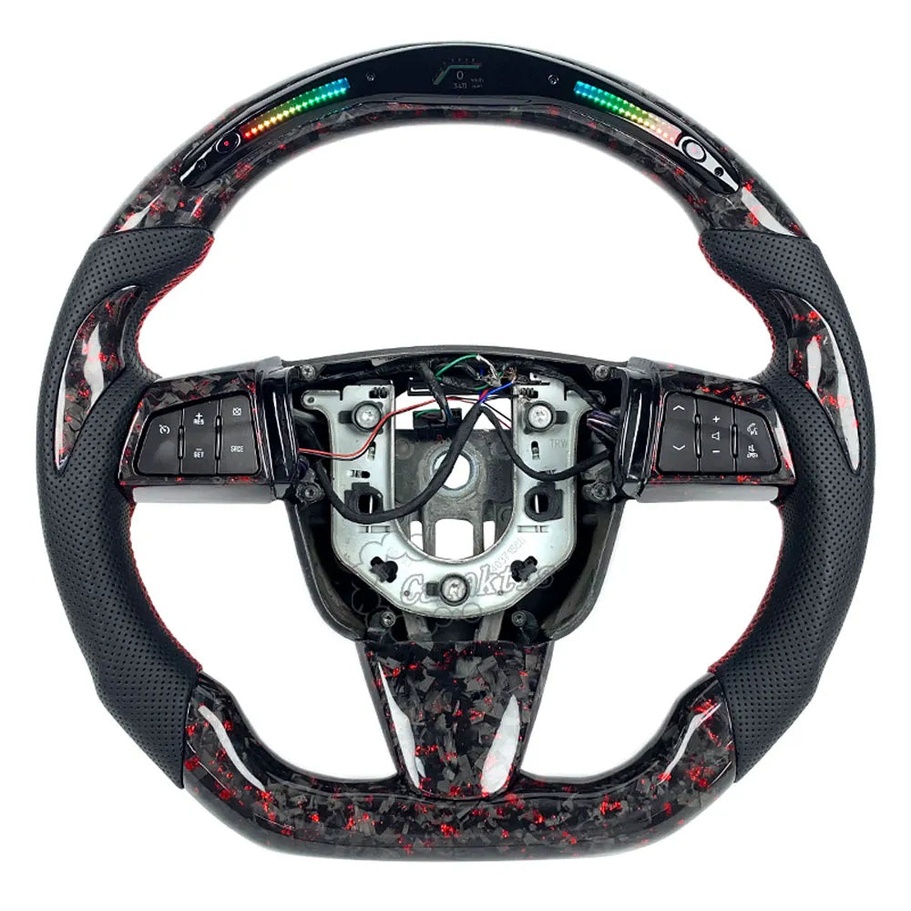 Cadillac CT4/CT5/CTS/ATS Carbon Fiber LED Steering Wheel