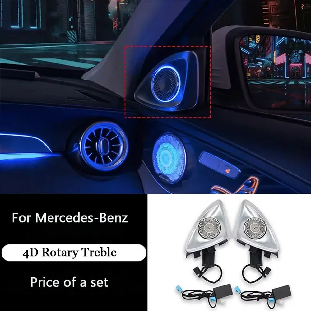 For Mercedes 2013-2019 CLA W117 W156 W176 W246 64 Colors Ambient Lights Interior Ambient Lights