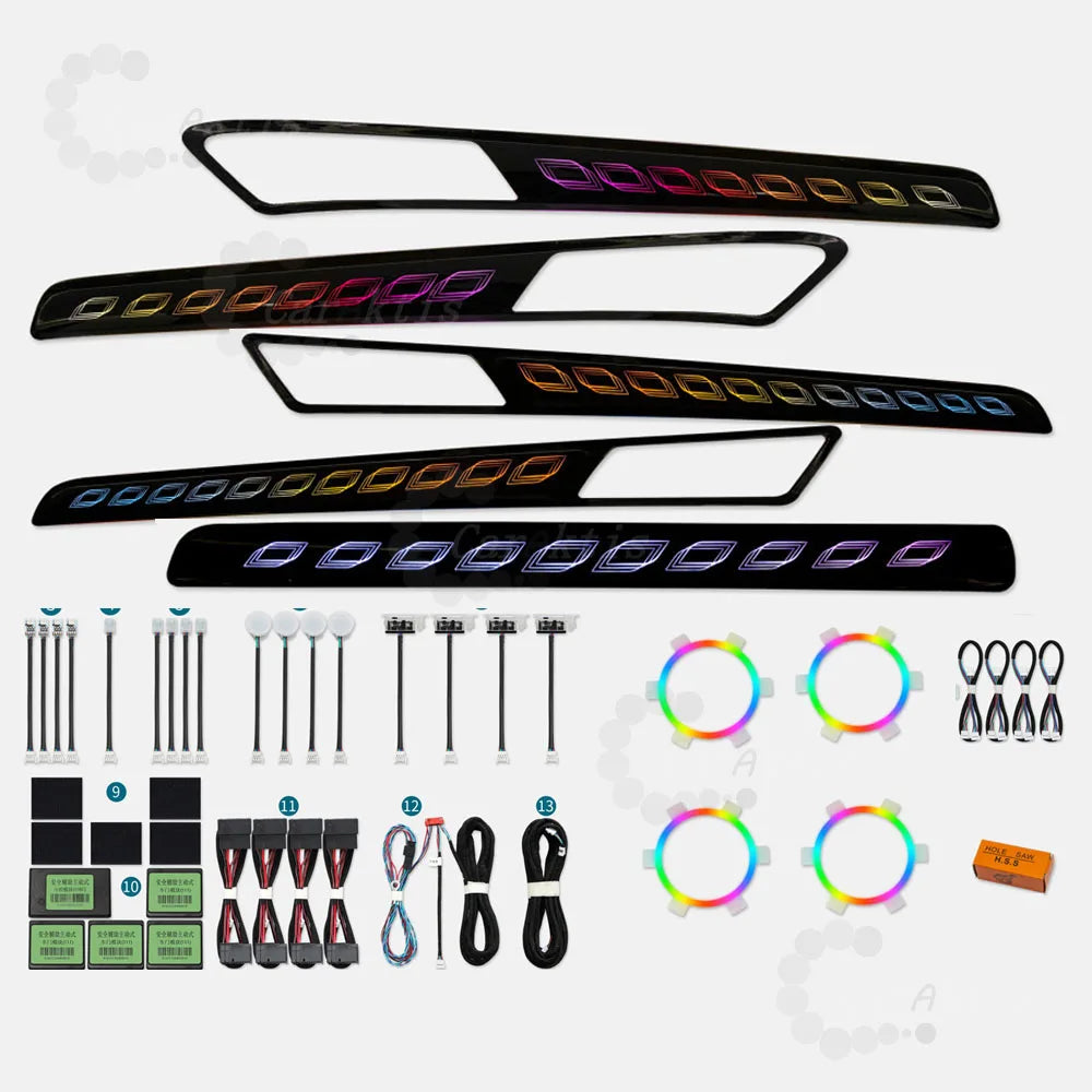 CarAkits LED Ambient Light Symphony For Volkswagen Golf 7 2017-2021 Dynamic Interior Lighting