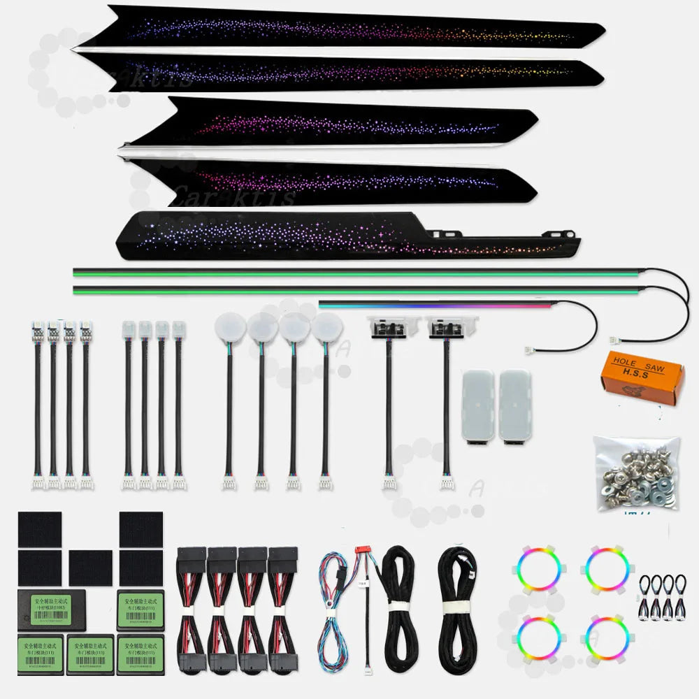 CarAkits LED Ambient Light Kit For Volkswagen Tiguan L 2017-2021 Interior Lighting Upgrade Accessories