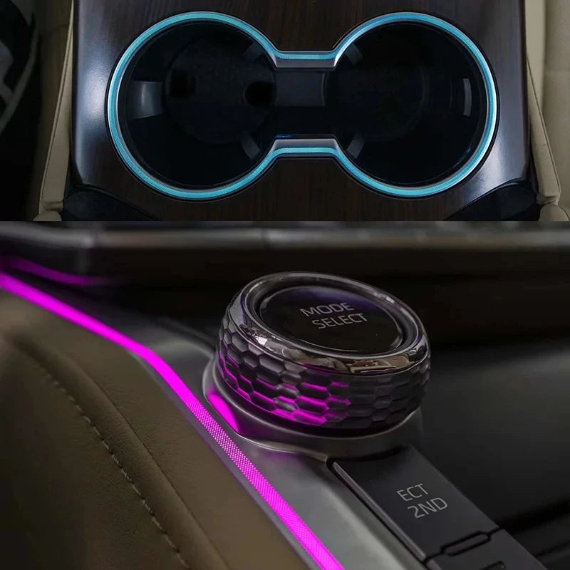 64-Color LED Ambient Interior Light Kit for Toyota Land Cruiser LC300 2022–2025 Multicolor Symphony Atmosphere Strip Upgrade