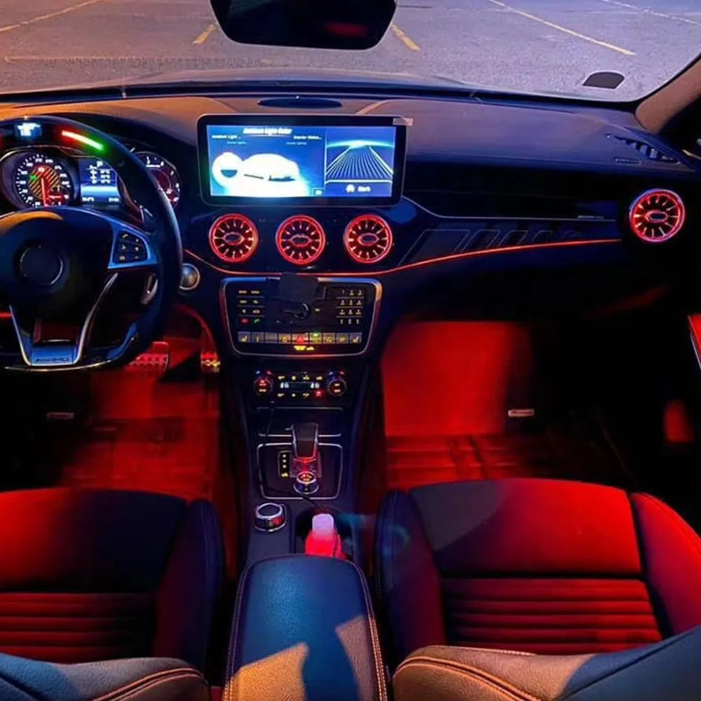 For Mercedes 2013-2019 CLA W117 W156 W176 W246 64 Colors Ambient Lights Interior Ambient Lights