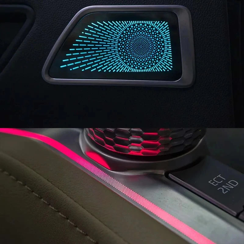64-Color LED Ambient Interior Light Kit for Toyota Land Cruiser LC300 2022–2025 Multicolor Symphony Atmosphere Strip Upgrade