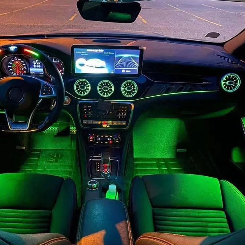 For Mercedes 2013-2019 CLA W117 W156 W176 W246 64 Colors Ambient Lights Interior Ambient Lights