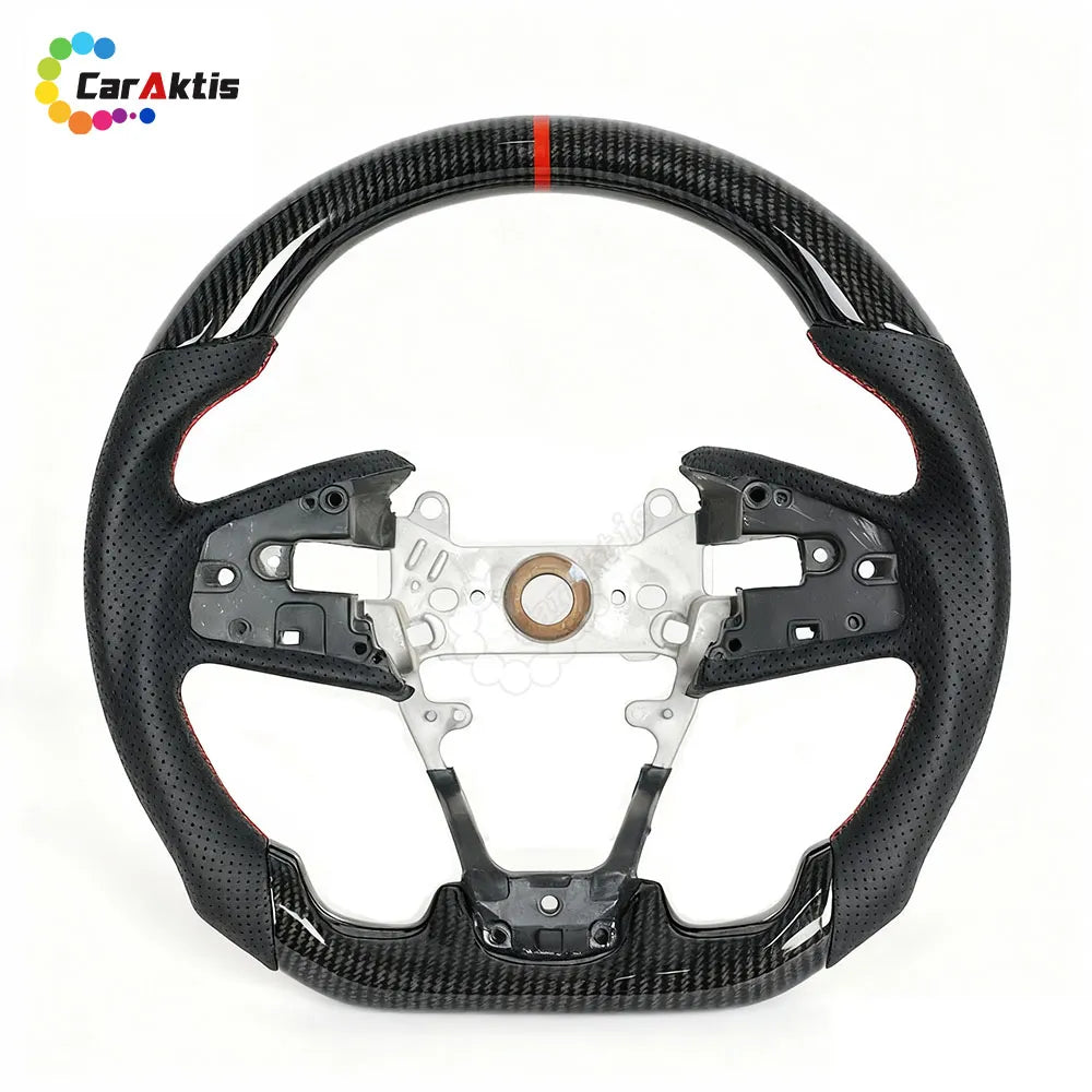 Custom Carbon Fiber Steering Wheel for Honda Accord 2018–2022
