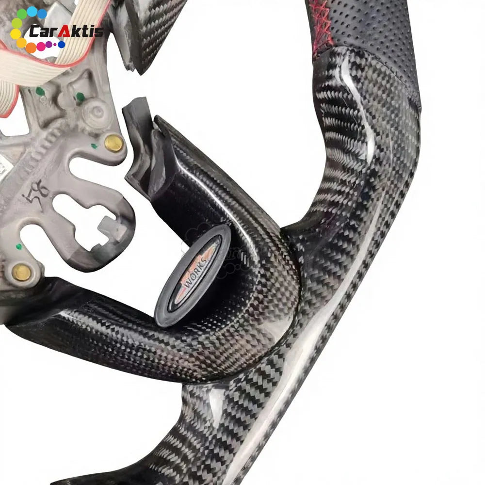 Mini Cooper F54 F55 F56 F57 F60 Custom Carbon Fiber Steering Wheel