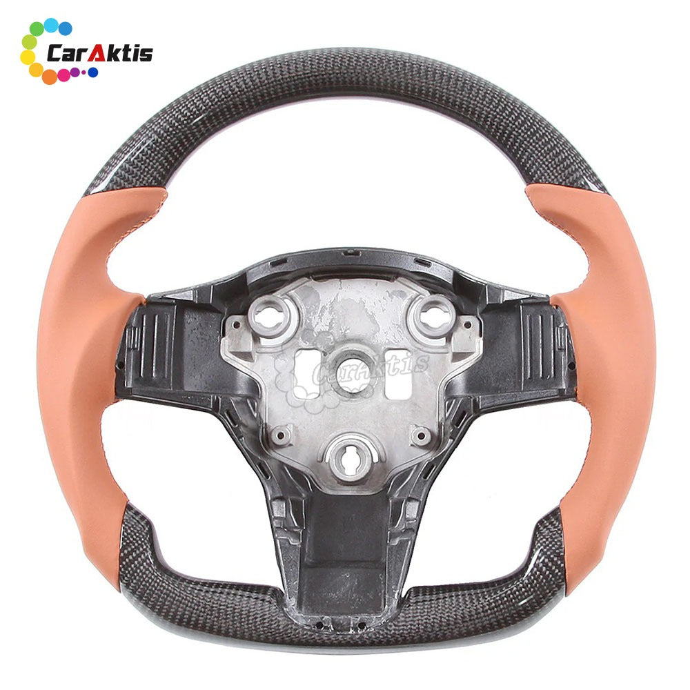 Carbon Fiber Steering Wheel for Tesla Model 3/Y