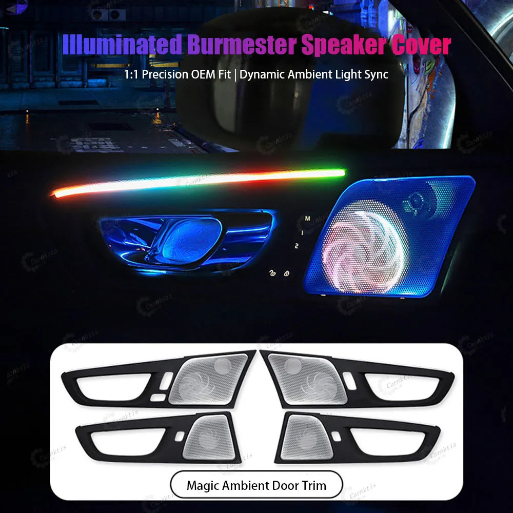 CarAkits LED Ambient Light For Volvo XC60 2018-2024 Dynamic Lighting Automotive Interior Decoration 64 Color