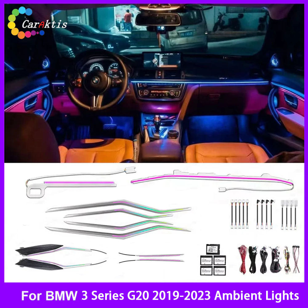 CarAktis LED Ambient Light for BMW 3 Series G20 2019-2023 Retrofit Part Atmosphere Lamp RGB Car Interior