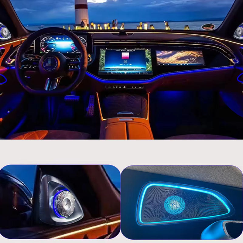64 Colors LED Ambient Light For 2024-2025 Mercedes-Benz W214 E-Class Coupe Automotive Interior Decoration