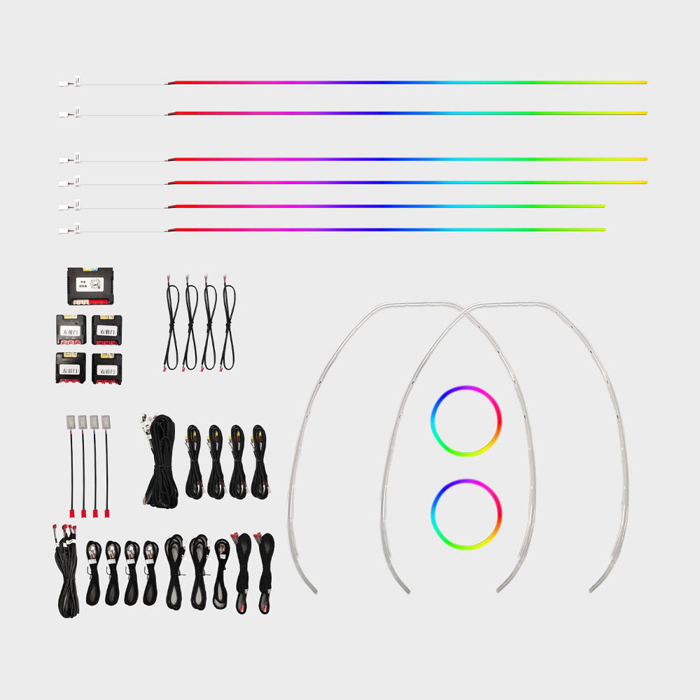 CarAktis Interior Accessories Symphony Ambient Lighting Kit For Tesla Model 3 2023-2024