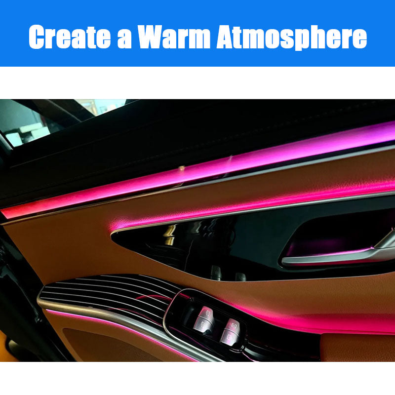 64 Colors LED For Mercedes-Benz S-class W223 2021-2024 S400 S450L S480 S500 S580 Ambient Light