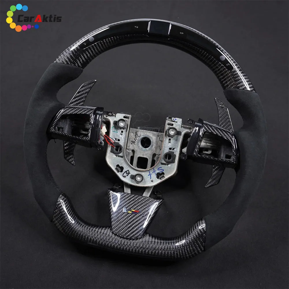 Cadillac Carbon Fiber Steering Wheel for CTS / XLR / STS (2003-2015)