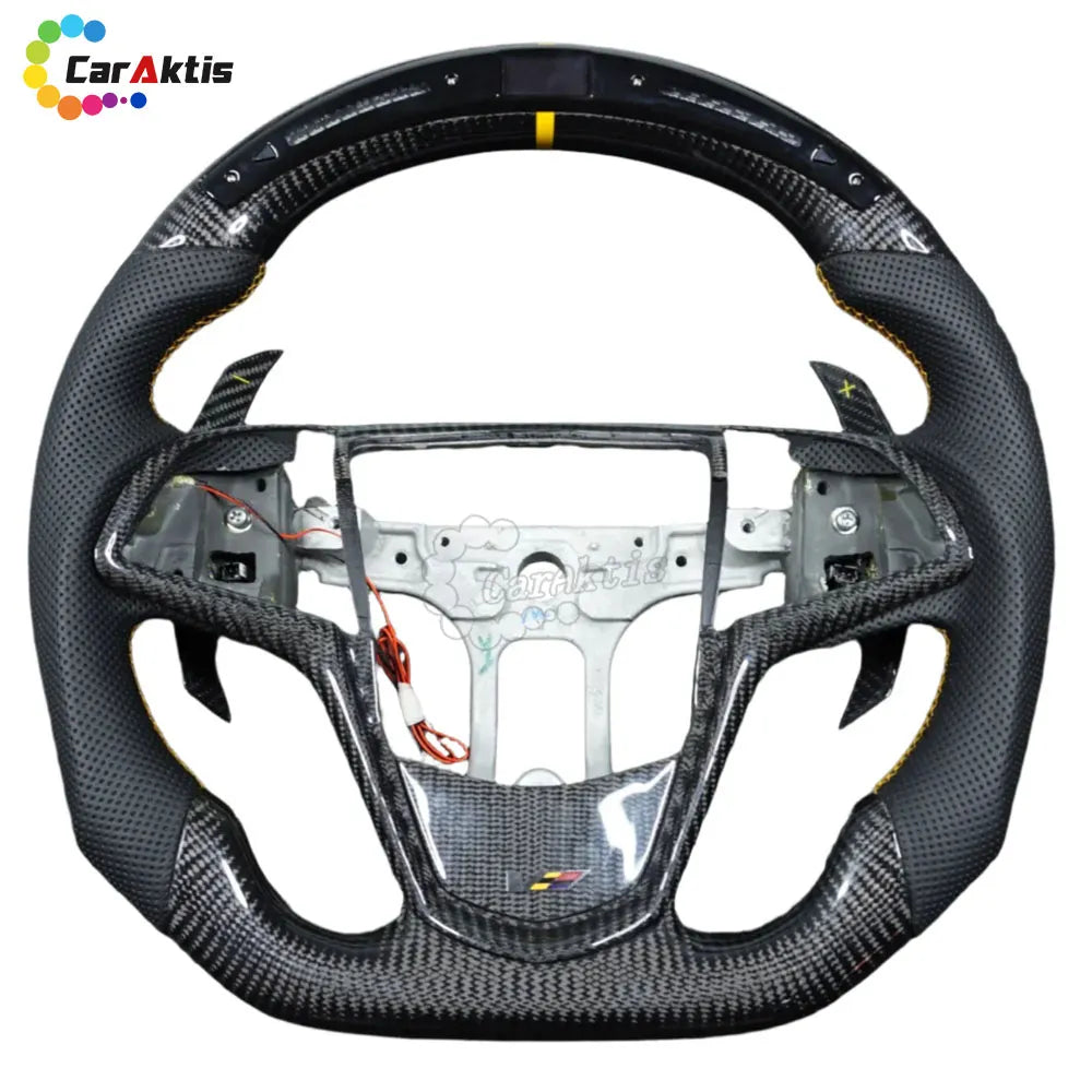 Cadillac Carbon Fiber Steering Wheel for CTS / XLR / STS (2003-2015)