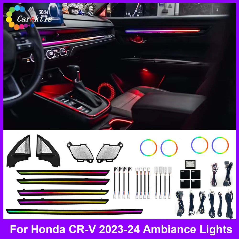 For Honda CRV 2023-2026 Active Dynamic Atmosphere Light Interior Trim Set Atmosphere Ambient Light Car Ambient Light Kit