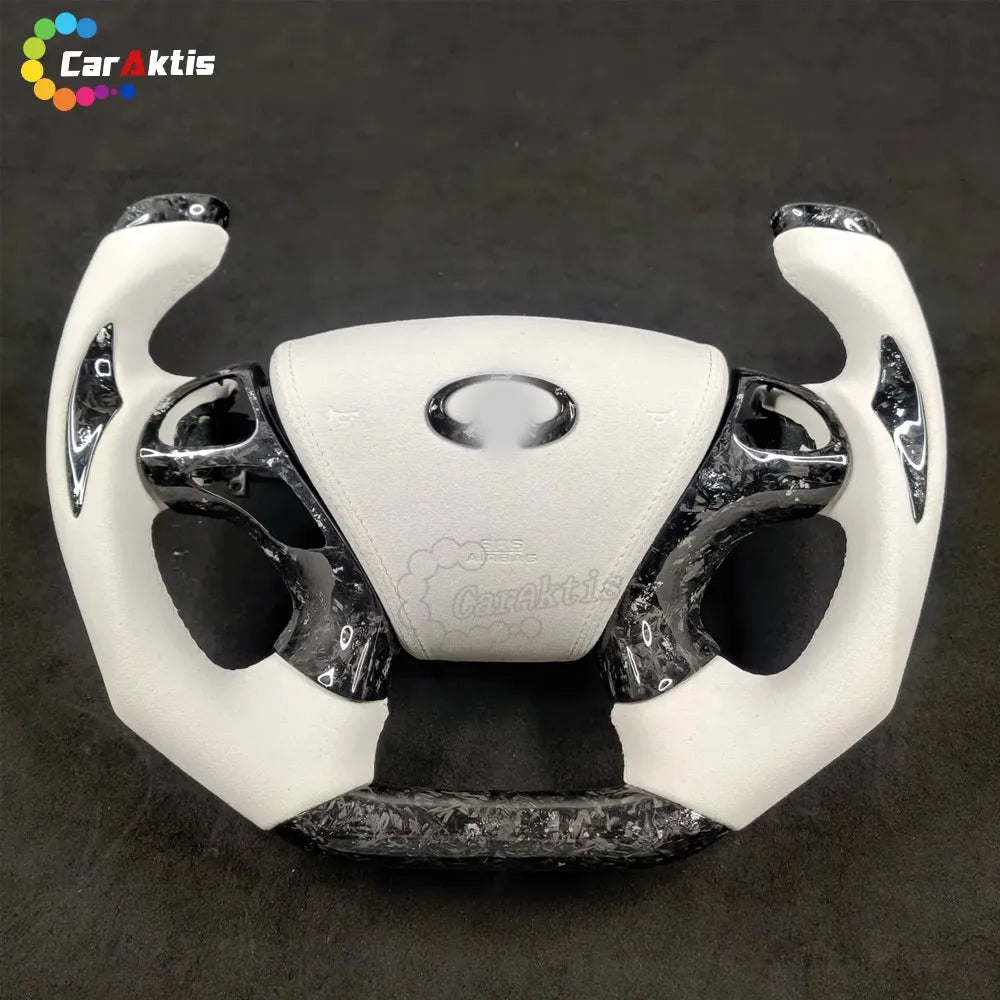 infiniti g37 coupe sedan carbon fiber steering wheel upgrade