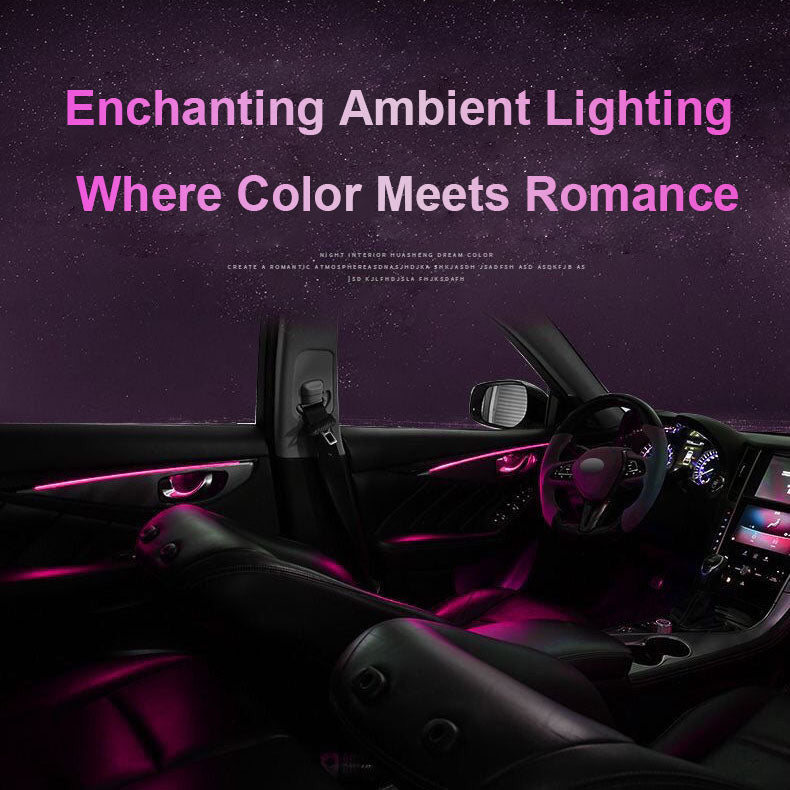 CarAkits LED Car Decorate light For Infiniti QX50 2018-2024 Dynamic Magic Color Original Car 1:1 Mold Ambient Lamp