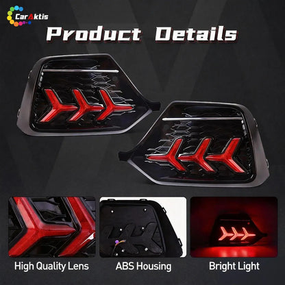 LED Lighting Upgrade Kit for Honda Civic Hatchback 2016-2021 | Front DRL &amp; Rear Bumper Reflector Lights