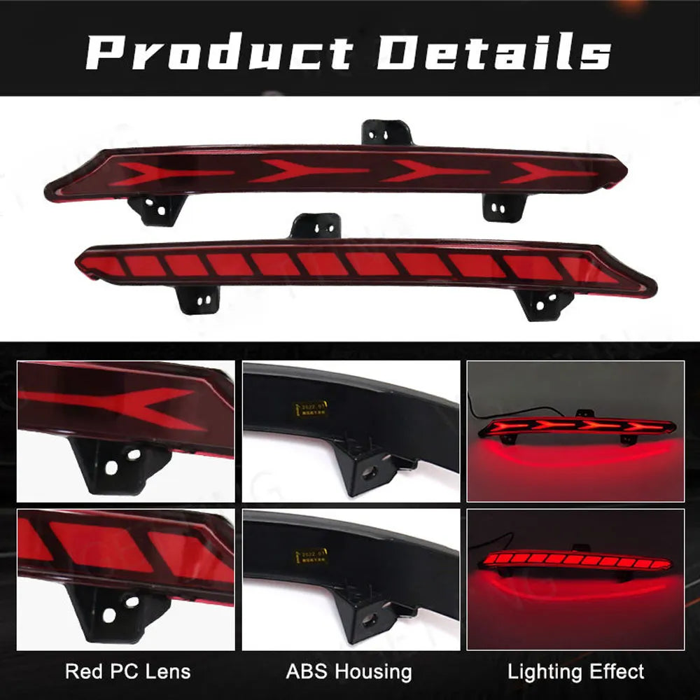 Front Bumper LED DRL Fog Light Assembly for Honda Accord Sedan 2018 2019 2020 | Sport/EX/L | White Daytime Running &amp; Amber Turn Signal