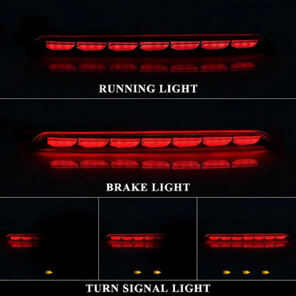 Honda Civic (2021-2024) LED Front DRL &amp; Rear Bumper Reflector Light Set