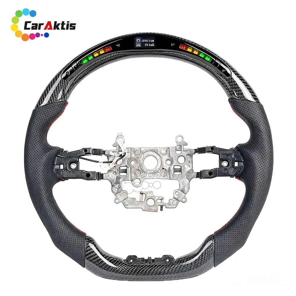 Honda Civic Custom LED RPM Carbon Fiber Steering Wheel