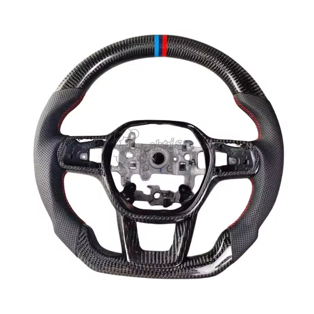 Honda Civic Custom LED RPM Carbon Fiber Steering Wheel