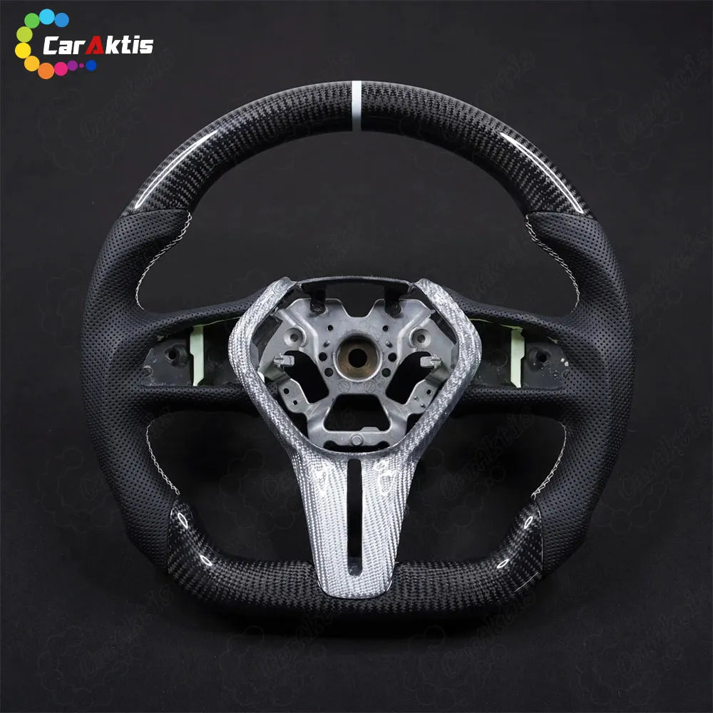 Honda Civic Custom LED RPM Carbon Fiber Steering Wheel