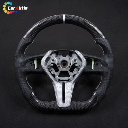 Honda Civic Custom LED RPM Carbon Fiber Steering Wheel