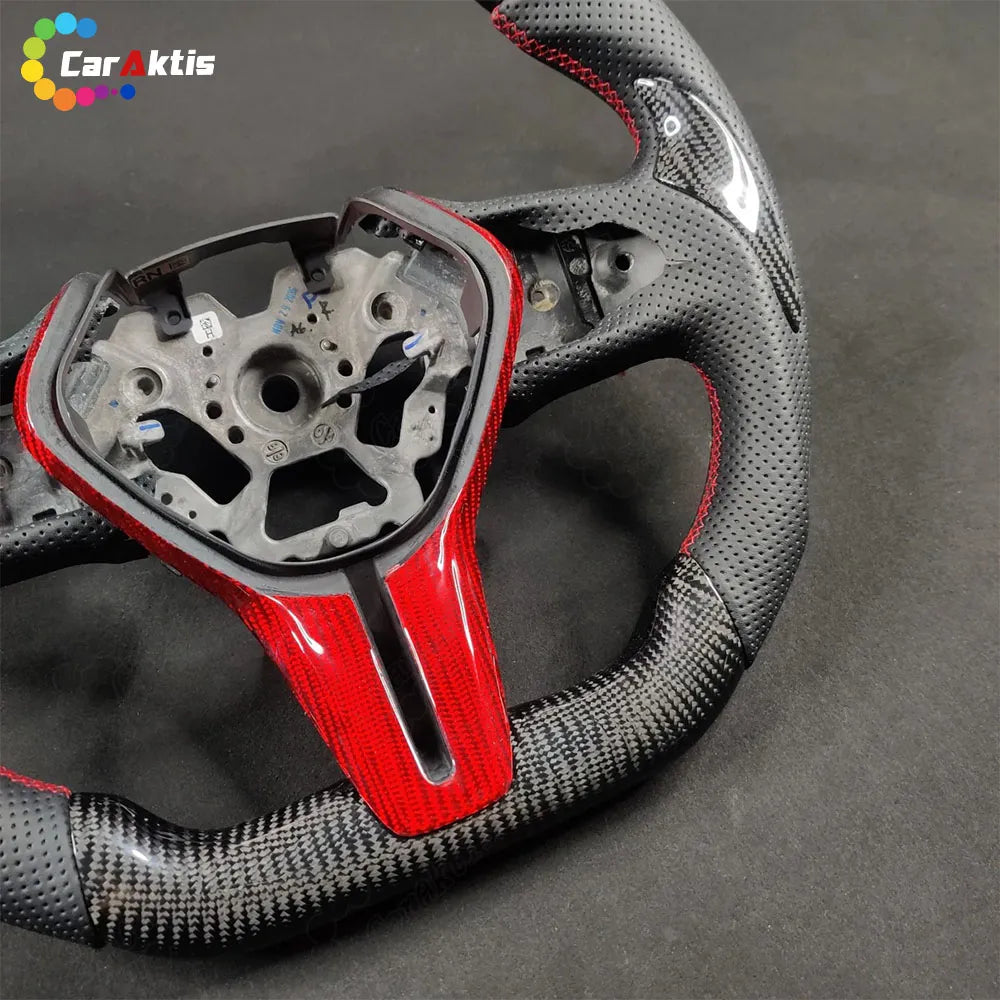 Honda Civic 11th Gen Custom LED RPM Carbon Fiber Steering Wheel