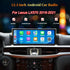 12.3 inch Android car radio and multimedia screen upgrade mounted in Lexus LX570 dashboard.