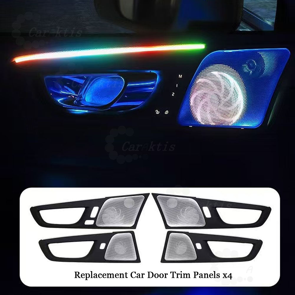 CarAkits Car Interior Refit LED Ambient Light For Volvo S60 V60 2018-2022 Dynamic Symphony Automotive Decoration