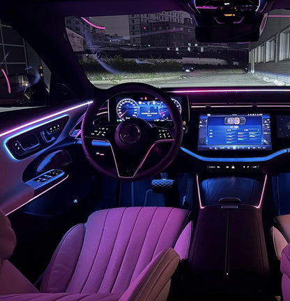 64 Colors LED Ambient Light For 2024-2025 Mercedes-Benz W214 E-Class Coupe Automotive Interior Decoration