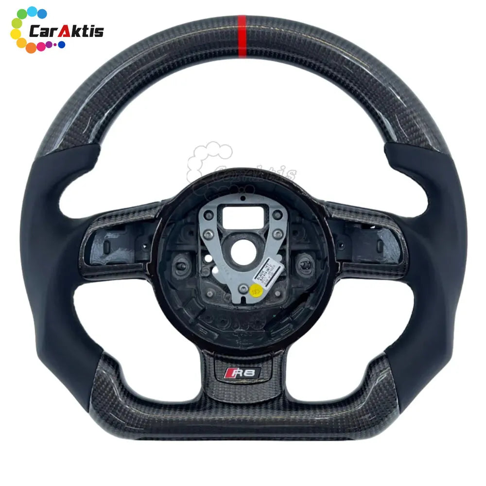 Audi R8 TT Custom Carbon Fiber Steering Wheel