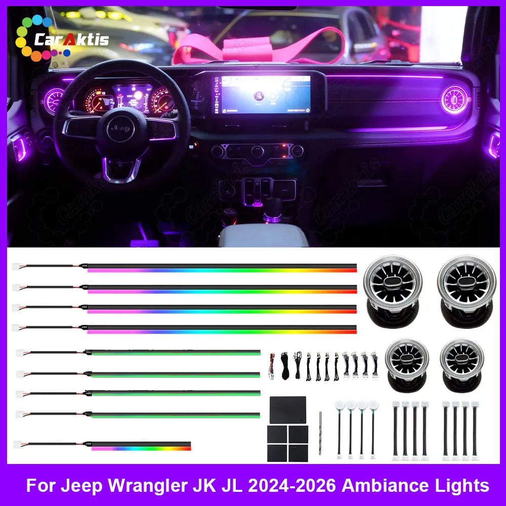 Jeep Wrangler/Gladiator (24-26) Symphony LED Interior Kit