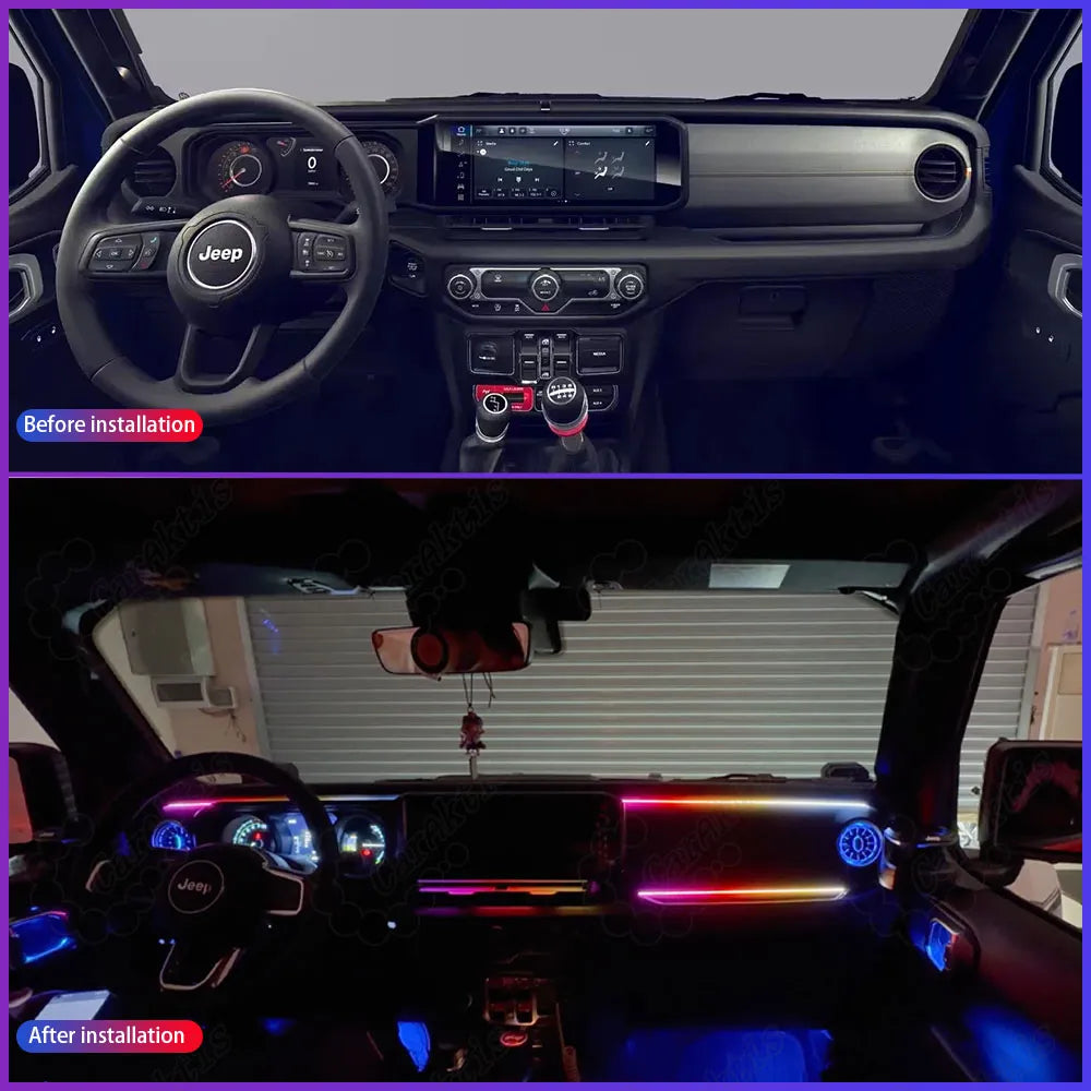 Jeep Wrangler/Gladiator (24-26) Symphony LED Interior Kit