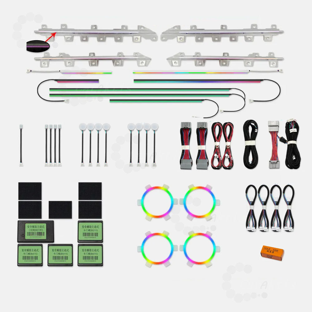 CarAkits Decorative Ambient Light For Ford Mondeo 2022-2025 LED Dynamic Lighting Automotive Interior