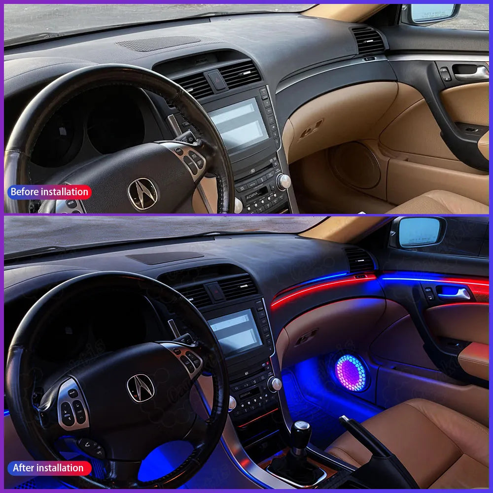 Acura TL 2004–2008 Dynamic Flow LED Interior Ambient Lighting Kit
