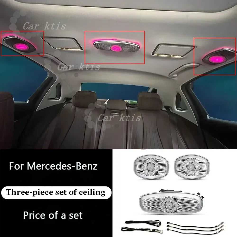 64 Colors LED For Mercedes-Benz S-class W223 2021-2024 S400 S450L S480 S500 S580 Ambient Light