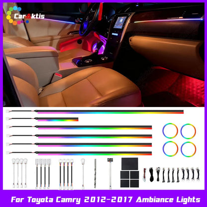 Toyota Camry (2012-2017) Interior Symphony LED Kit - Plug &amp; Play Dynamic Ambient Lights