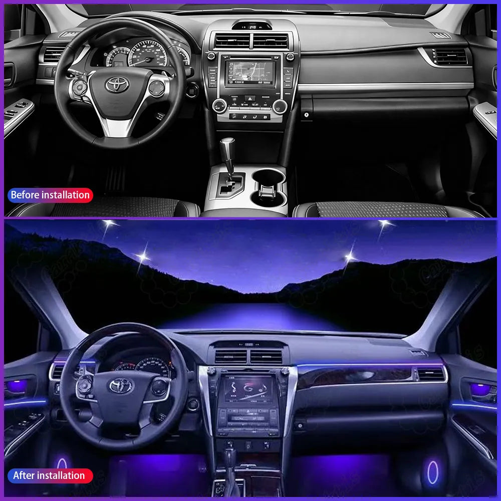 Toyota Camry (2012-2017) Interior Symphony LED Kit - Plug &amp; Play Dynamic Ambient Lights