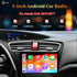 9-inch Android 10 car stereo for Honda Civic 2012-2017 featuring Wireless CarPlay and Android Auto