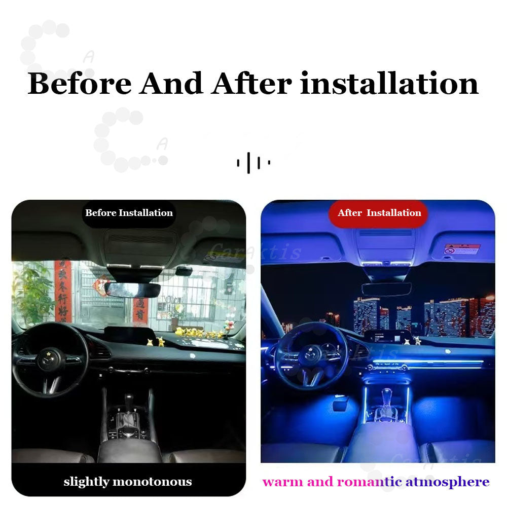 CarAkits Symphony 64 Colors Dynamic LED Ambient Light For MAZDA  CX-5 2017-2025 Dedicated Strip Light