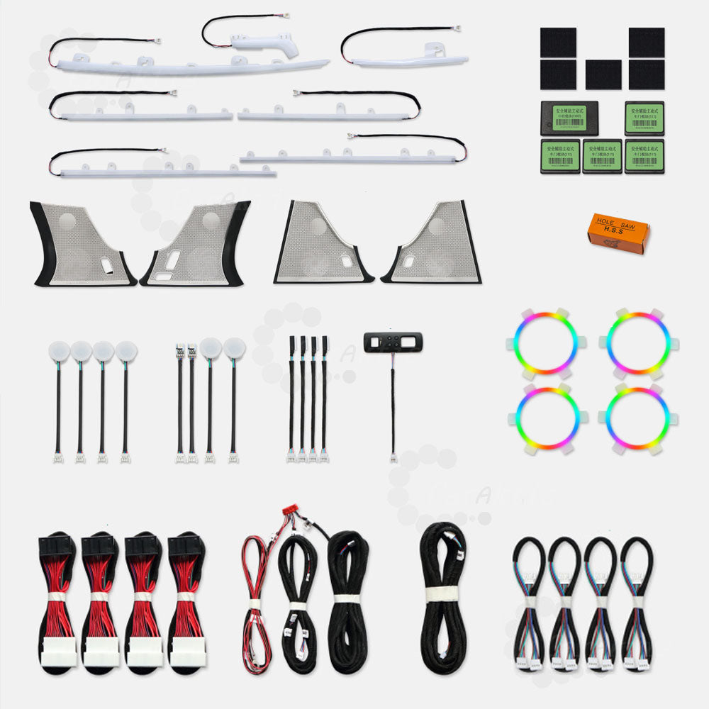 CarAkits Symphony LED Car Interior Ambient Light For Volvo S90 V90 2016-2024 Dynamic Trim kit