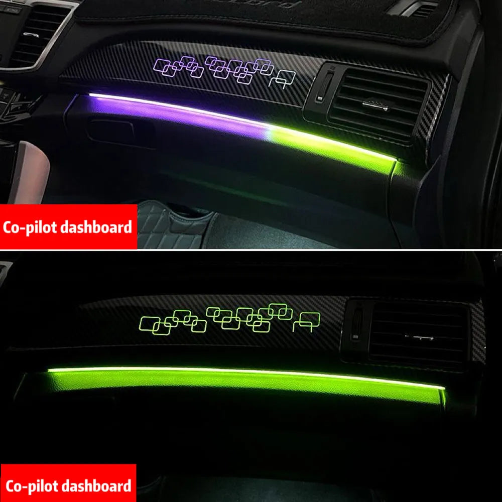 Honda Accord (2013-2017) 9th Gen Active Ambient Lighting Kit - 1:1 OEM Replacement, APP Control &amp; Dynamic Sync