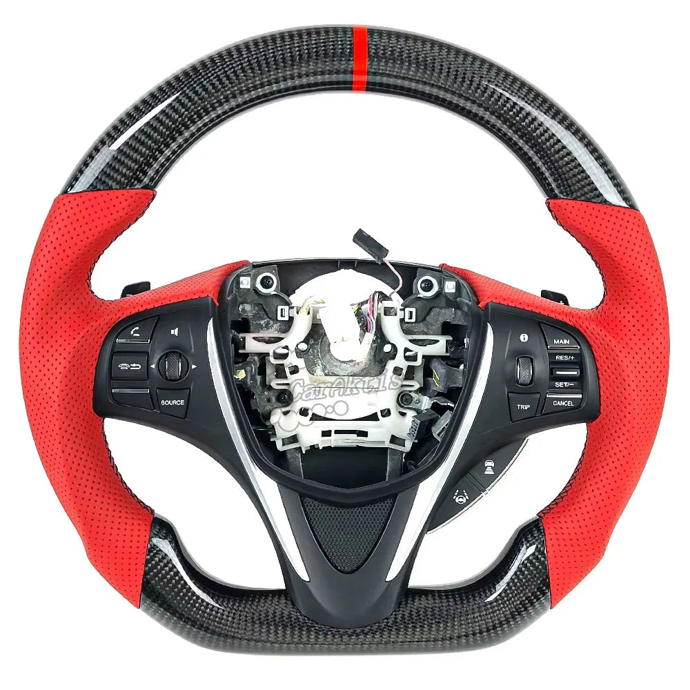 Custom Carbon Fiber Steering Wheel for 2017–2022 Acura NSX | Handcrafted Upgrade